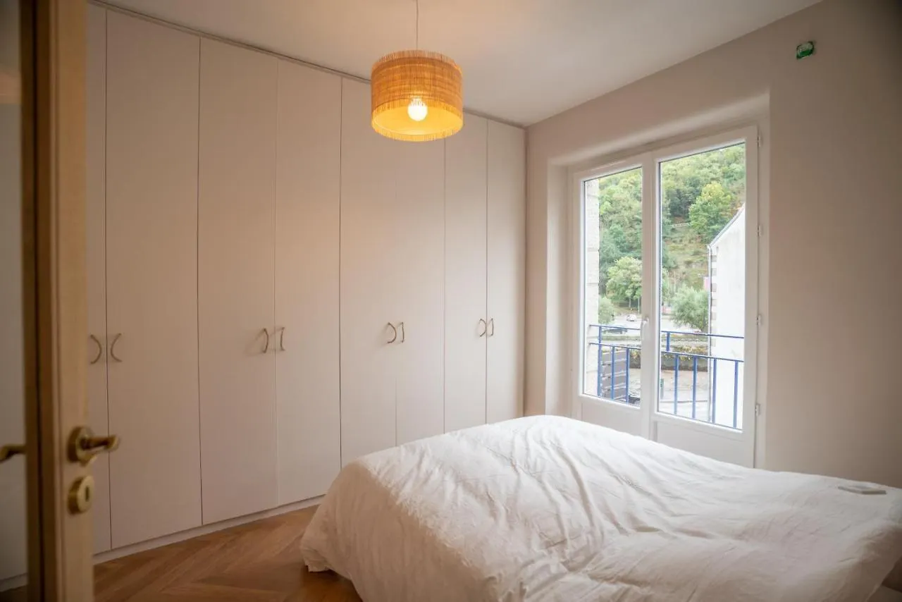 T2 Plein Sud - Parking - Balcon Vue Odet - Renove Par Un Architecte Apartment Quimper